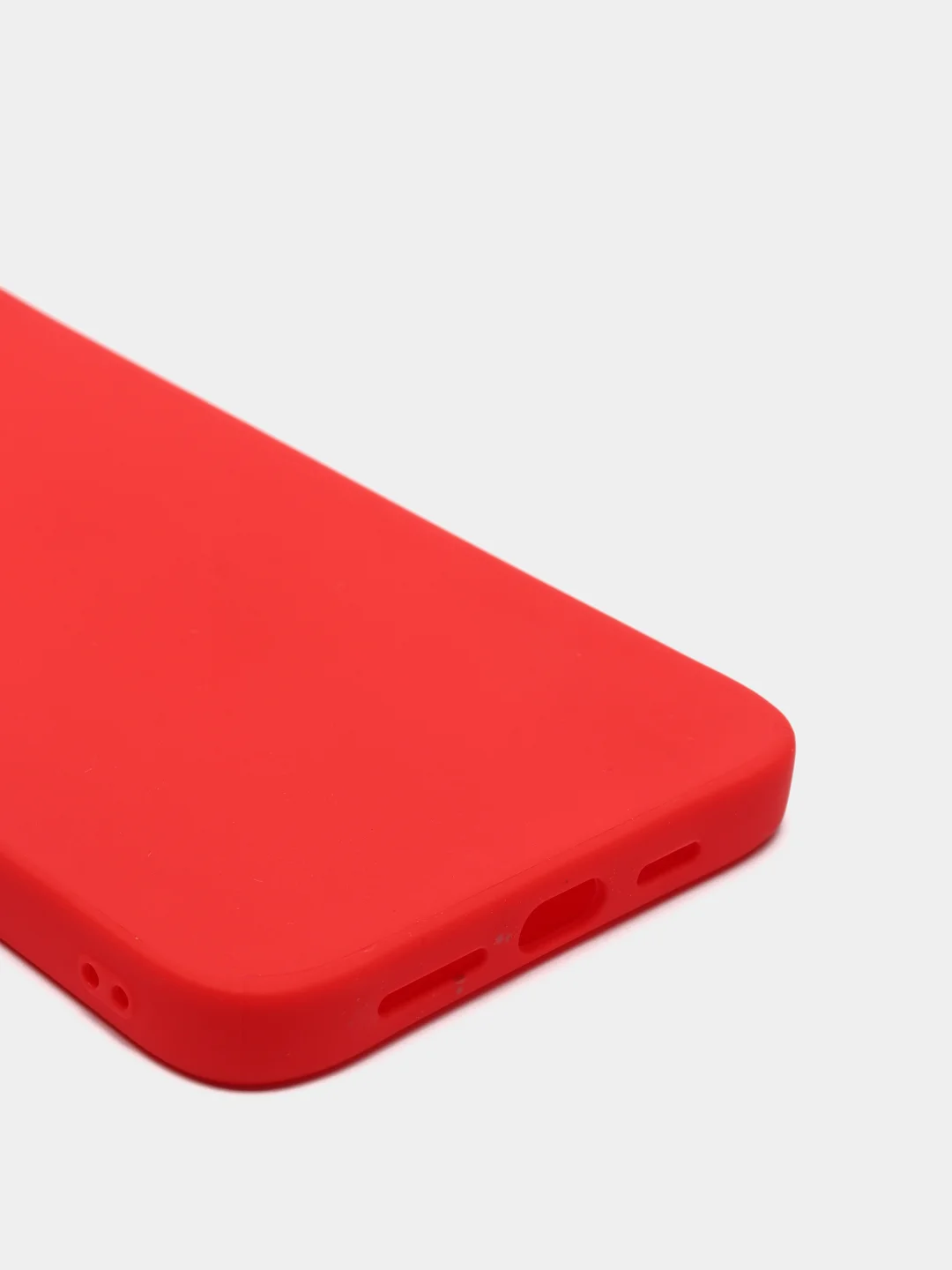 Красный чехол для Apple iPhone 12 Pro Max, силиконовый