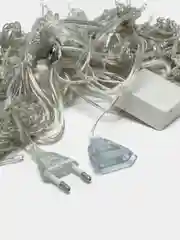Гирлянда-штора, белый холодный, нить