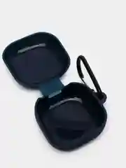 Темно-синий чехол на Samsung Galaxy Buds 2/Live/Pro/2 Pro/FE для наушников КАРТОФАН силикон матовый