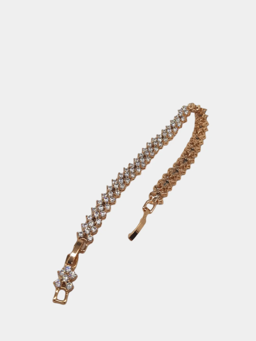 Браслет позолоченный с цирконами Xuping Jewelry