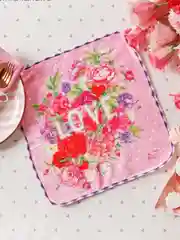 Розовый салфетка из микрофибры для кухни / мытья окон и зеркал / подарок на 8 марта 30см*30см