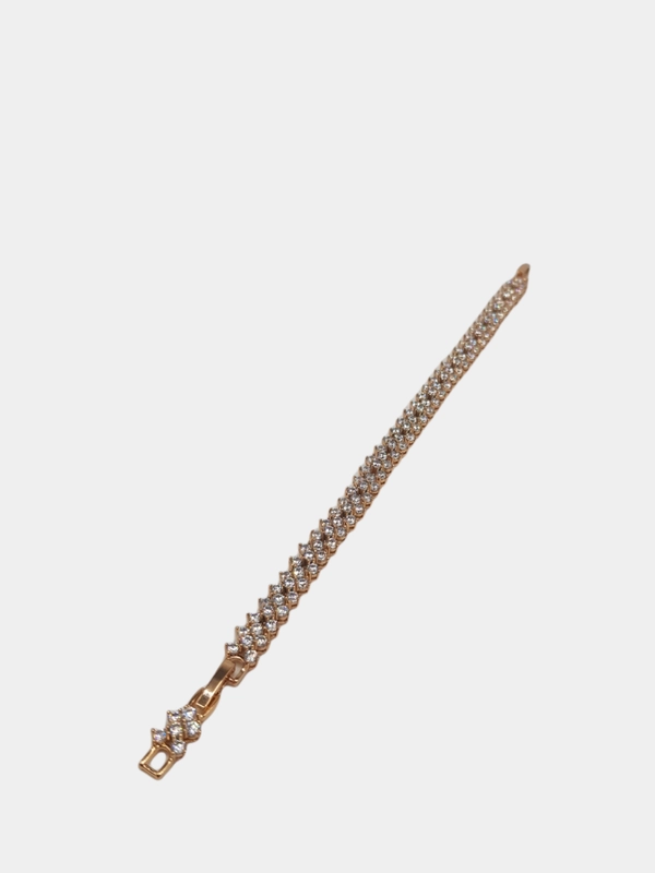 Браслет позолоченный с цирконами Xuping Jewelry