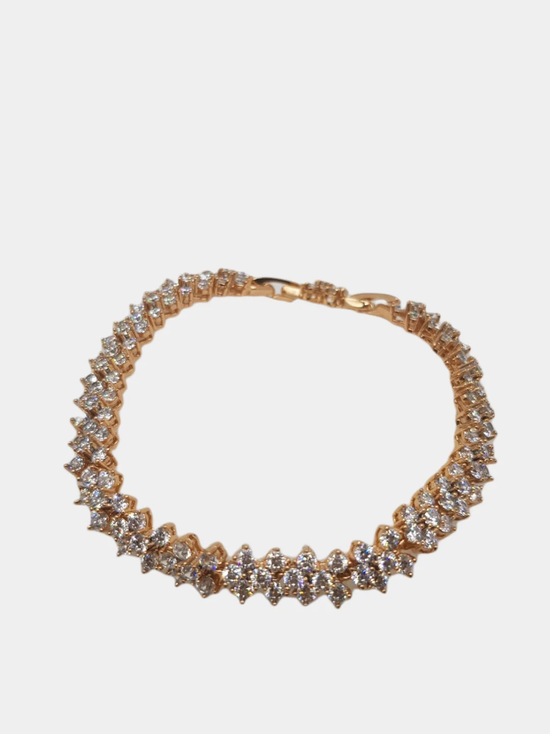 Браслет позолоченный с цирконами Xuping Jewelry