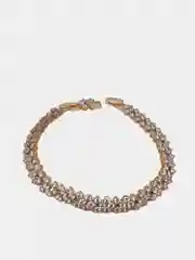 Золотой браслет позолоченный с цирконами Xuping Jewelry
