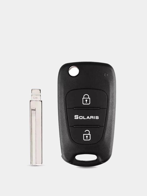 Ключ Солярис Solaris, Хендай Hyundai корпус Ключа и кнопки автомобильные Киа KIA Rio
