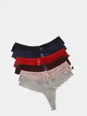 Стринги трусики More (кружевные мягкие трусы)