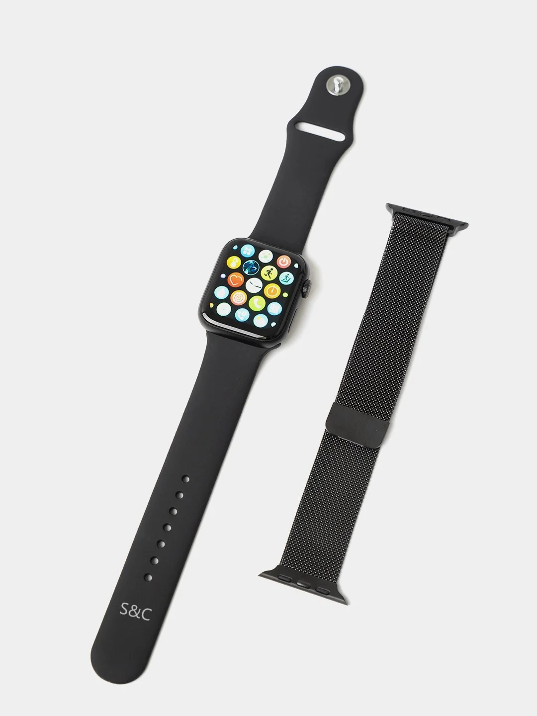 Белый умные смарт фитнес часы Watch 7 HW67 Pro Max, 45 мм, NFC