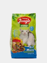 Happy Jungle (Экопром) Престиж (Prestige) корм для декоративных крыс 8в1 Daily Menu, 500 г