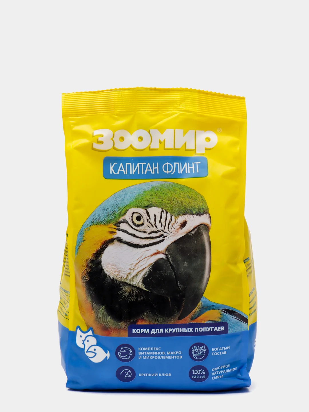 Корм Зоомир для крупных попугаев "Капитан Флинт", 500 г