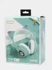 Зеленый беспроводные Bluetooth наушники с кошачьими светящимися ушками, Cat Ear VZV-23M