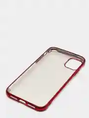 Красный прозрачный чехол на iPhone 6s 7 8 Plus + SE 20 X XS XR 11 Pro Max 12 для айфон