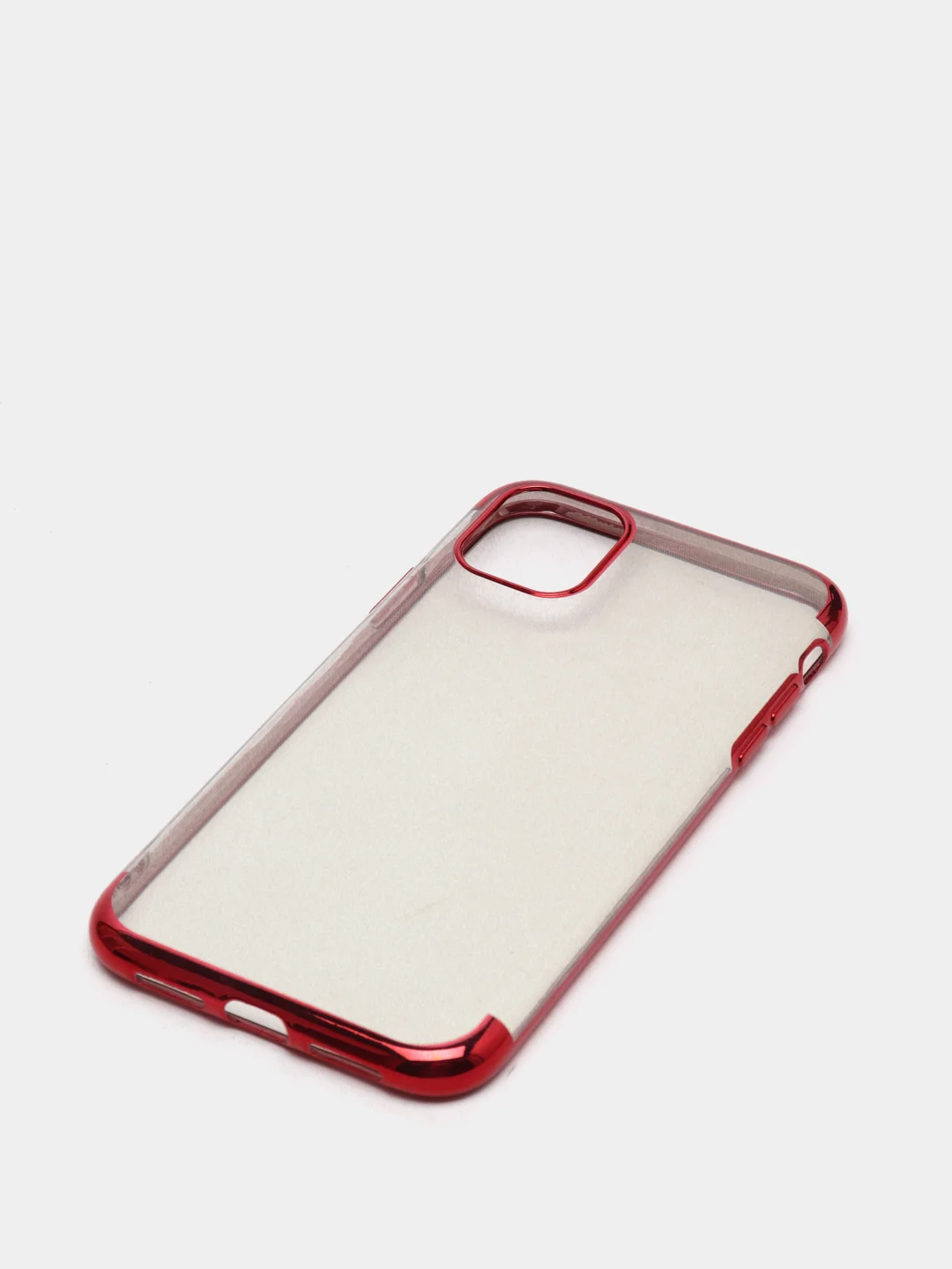 Красный прозрачный чехол на iPhone 6s 7 8 Plus + SE 20 X XS XR 11 Pro Max 12 для айфон