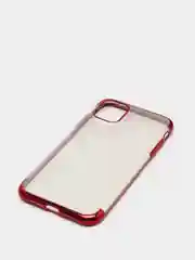 Красный прозрачный чехол на iPhone 6s 7 8 Plus + SE 20 X XS XR 11 Pro Max 12 для айфон