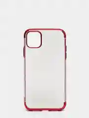 Красный прозрачный чехол на iPhone 6s 7 8 Plus + SE 20 X XS XR 11 Pro Max 12 для айфон