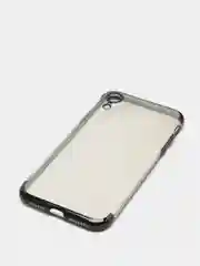 Черный прозрачный чехол на iPhone 6s 7 8 Plus + SE 20 X XS XR 11 Pro Max 12 для айфон