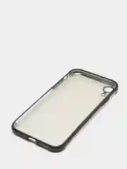 Черный прозрачный чехол на iPhone 6s 7 8 Plus + SE 20 X XS XR 11 Pro Max 12 для айфон