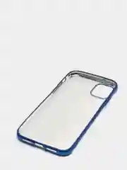 Синий прозрачный чехол на iPhone 6s 7 8 Plus + SE 20 X XS XR 11 Pro Max 12 для айфон