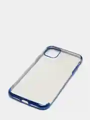 Синий прозрачный чехол на iPhone 6s 7 8 Plus + SE 20 X XS XR 11 Pro Max 12 для айфон