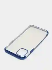 Синий прозрачный чехол на iPhone 6s 7 8 Plus + SE 20 X XS XR 11 Pro Max 12 для айфон