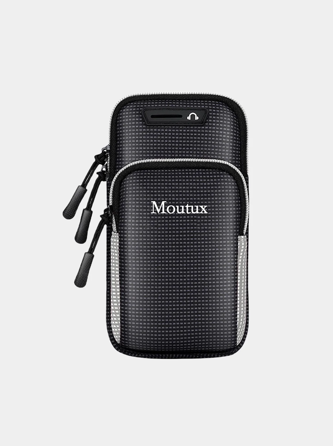 Серый чехол Moutux для телефона, на руку