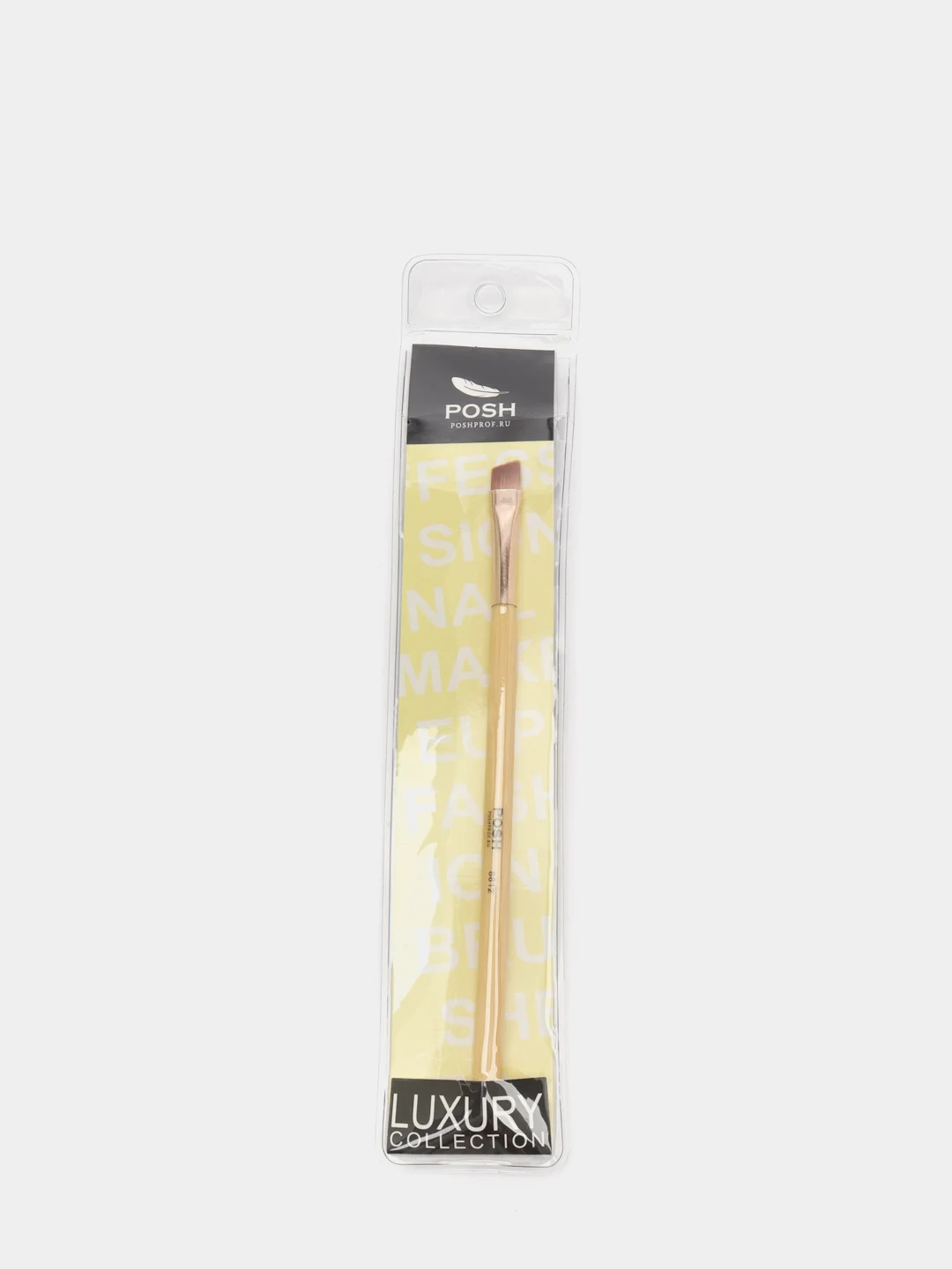 Кисть для бровей, подводки, межреснички POSH BAMBOO 8812