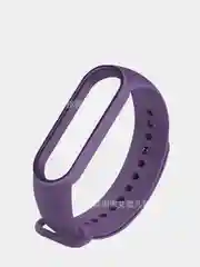 Пурпурный ремешок для Xiaomi Mi Band 5/Mi Band 6, силиконовый