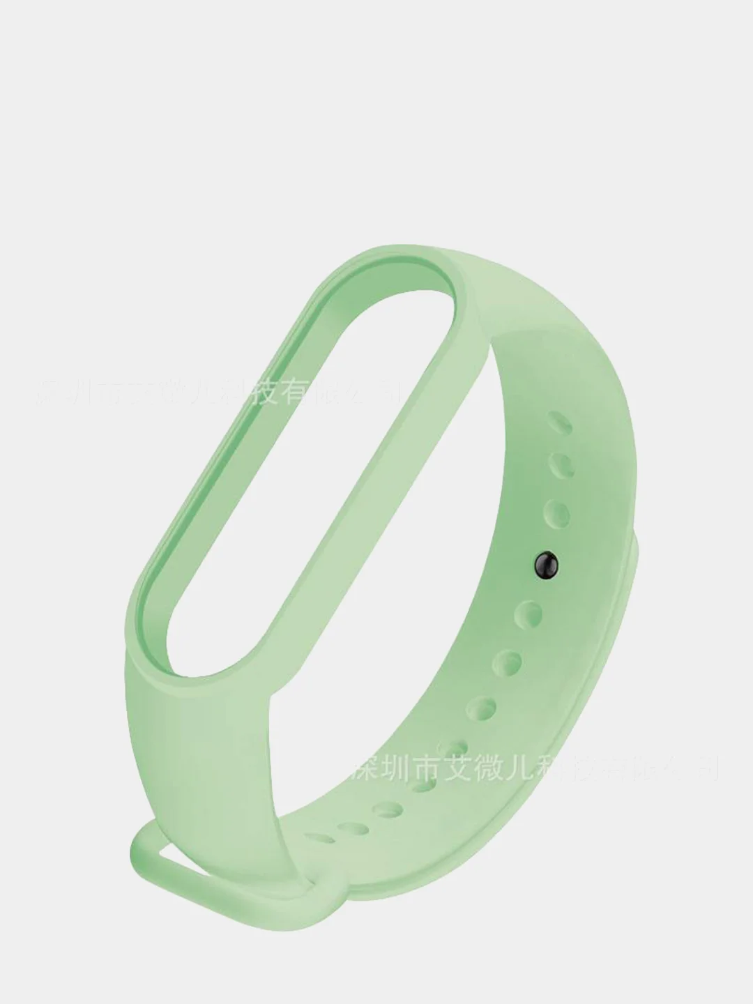 Мятный ремешок для Xiaomi Mi Band 5/Mi Band 6, силиконовый