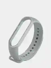 Серый ремешок для Xiaomi Mi Band 5/Mi Band 6, силиконовый