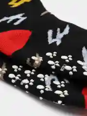 Черный носки детские махровые с тормозами