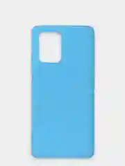 Голубой чехол Samsung Galaxy S10 Lite, Самсунг Галакси С10 Лайт, силиконовый, цветной, матовый