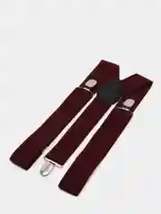 Подтяжки однотонные(бордо)
