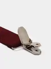 Подтяжки однотонные(бордо)