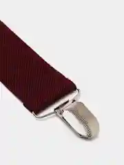 Подтяжки однотонные(бордо)