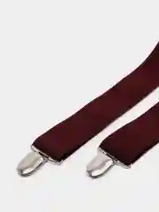 Подтяжки однотонные(бордо)