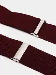 Подтяжки однотонные(бордо)