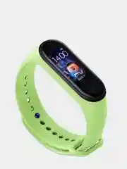 Салатовый ремешок для фитнес-браслета Xiaomi Mi Band 3, 4, силиконовый