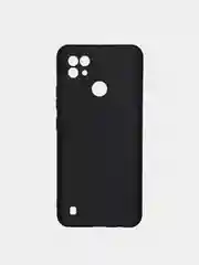 Чехол Realme c21, черный, силиконовый