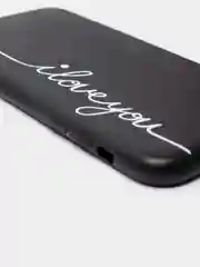 Серый чехол силиконовый c надписями для iPhone 11, pro, XR, X / XS, 7/8, 6/6S, 5 SE