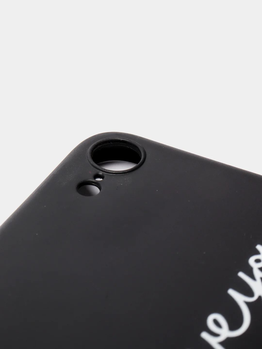 Серый чехол силиконовый c надписями для iPhone 11, pro, XR, X / XS, 7/8, 6/6S, 5 SE