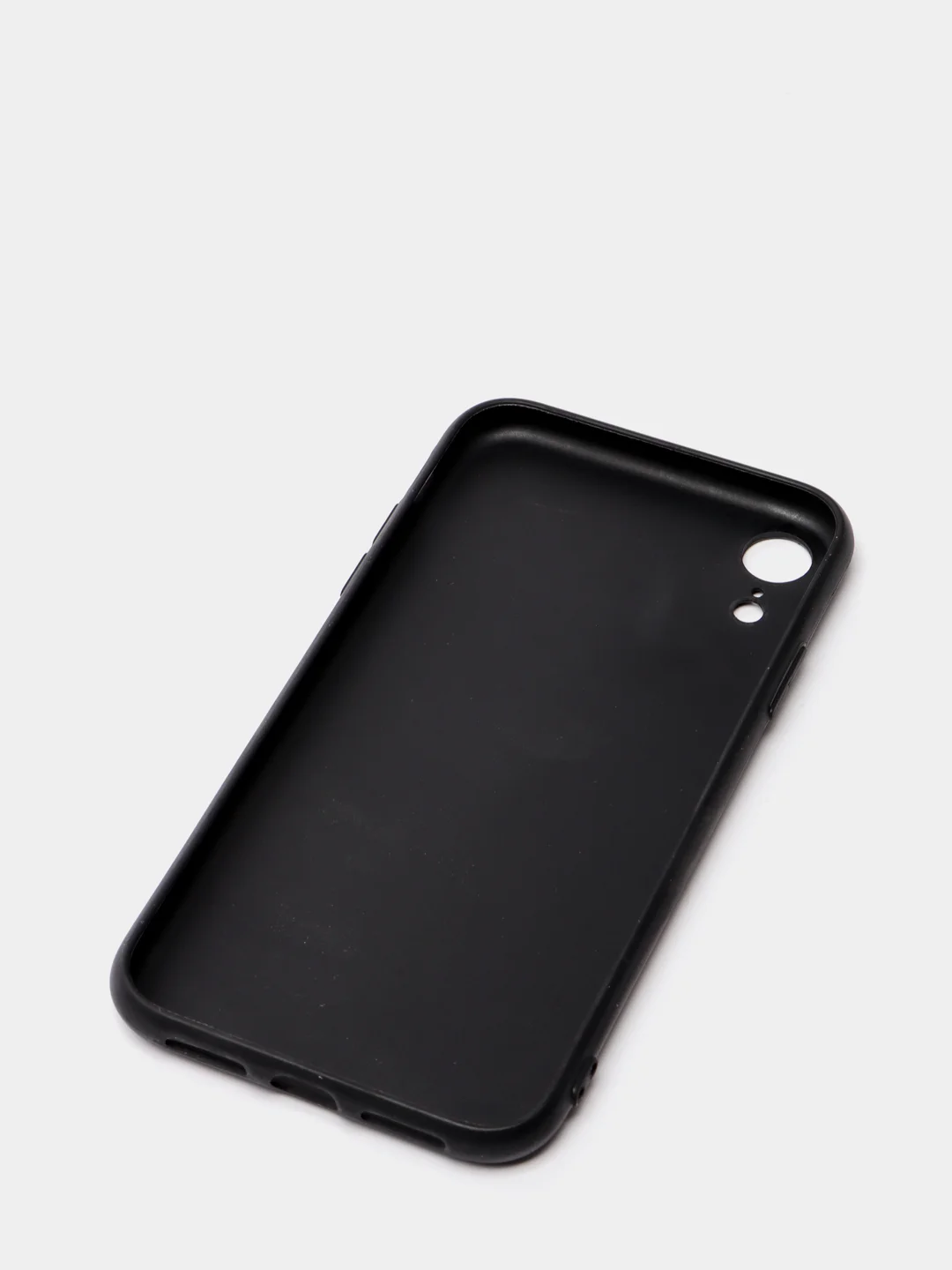 Серый чехол силиконовый c надписями для iPhone 11, pro, XR, X / XS, 7/8, 6/6S, 5 SE