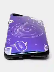 Синий чехол для телефона камера + кроштейн  для iPhone 12, 11, XR,  7/8/SE, 6/6S