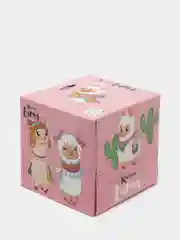 Салфетки бумаж. выдергушки"Лама"с рис.3 слоя,56шт,20х20 см,World Cart (LAM-FC-01/розовый)