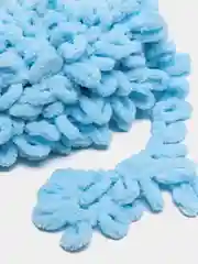 Небесно-голубой пряжа Alize Puffy, петельки, 5 штук, разные цвета