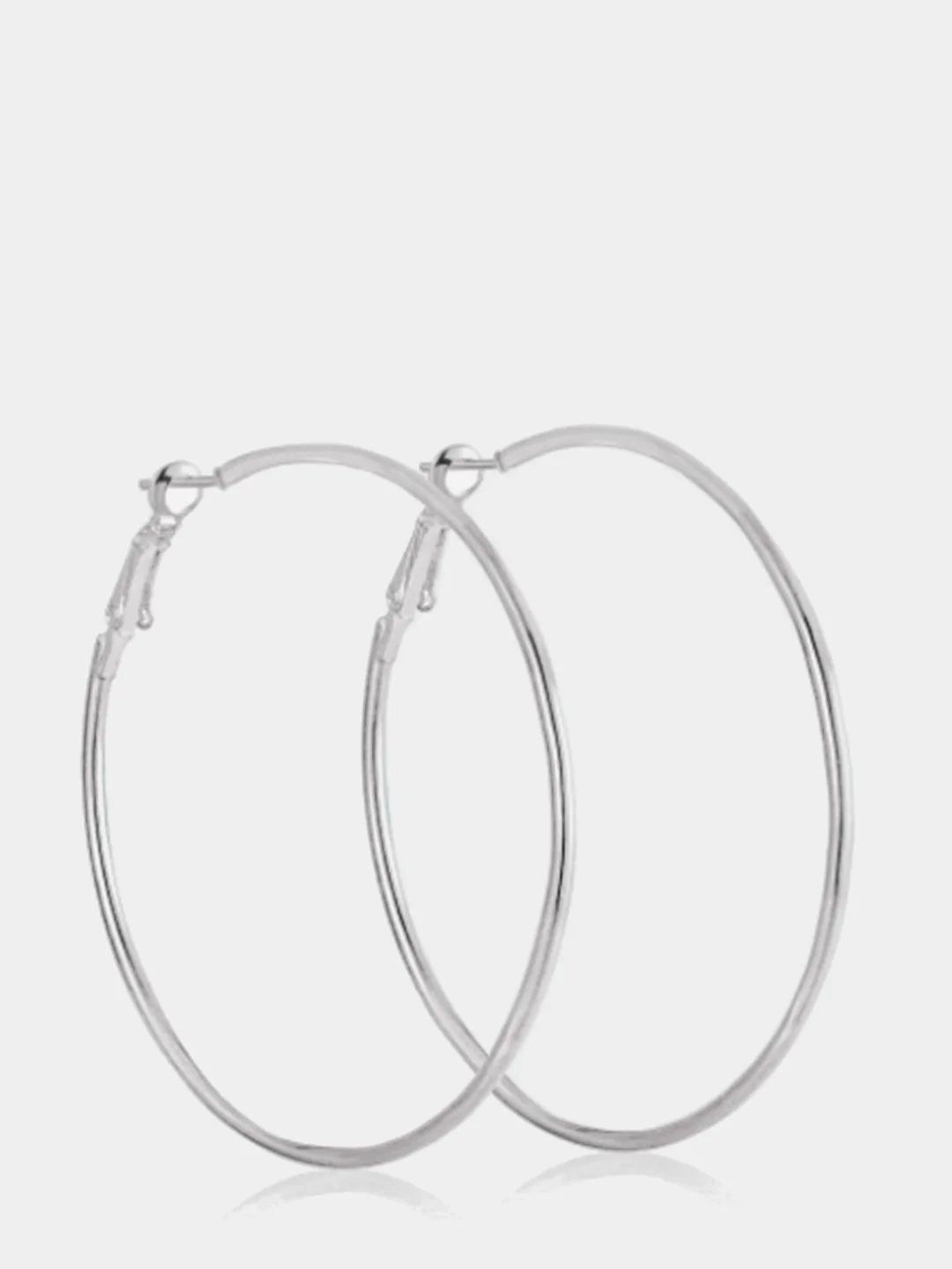 Серьги кольца "Конго", 2 цвета