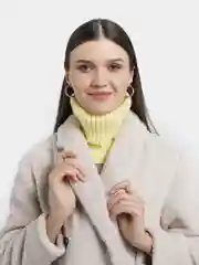 Желтый снуд женский "Бафф" шерстяной,  для детей / мужской