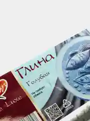 Глина для лепки Голубая 500г Луч De Luxe, не требует обжига