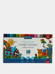 Пластилин GLOBUS "Классический", 16 цветов, 320 г