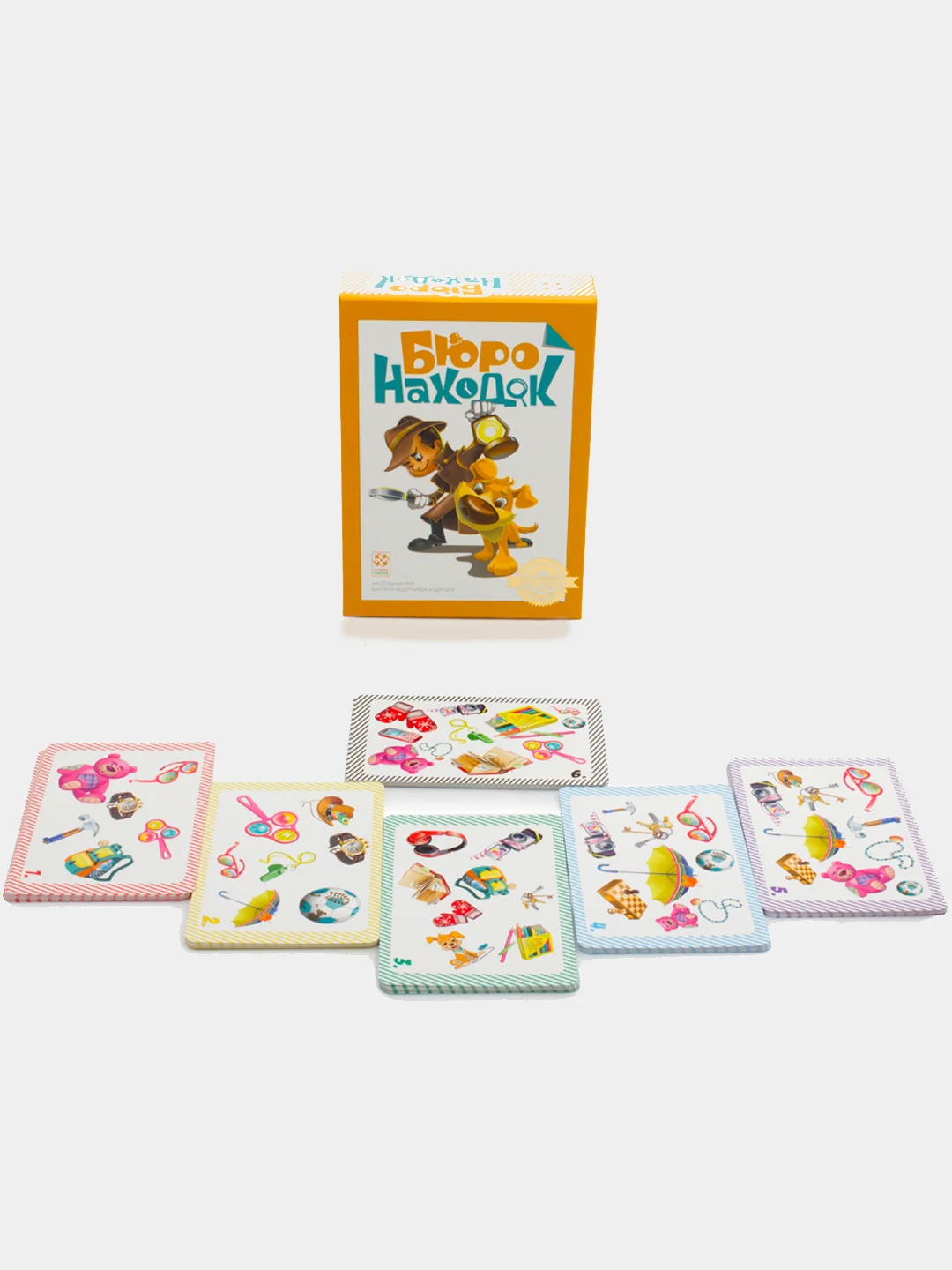Настольная развивающая игра "Бюро Находок"/настольная семейная игра