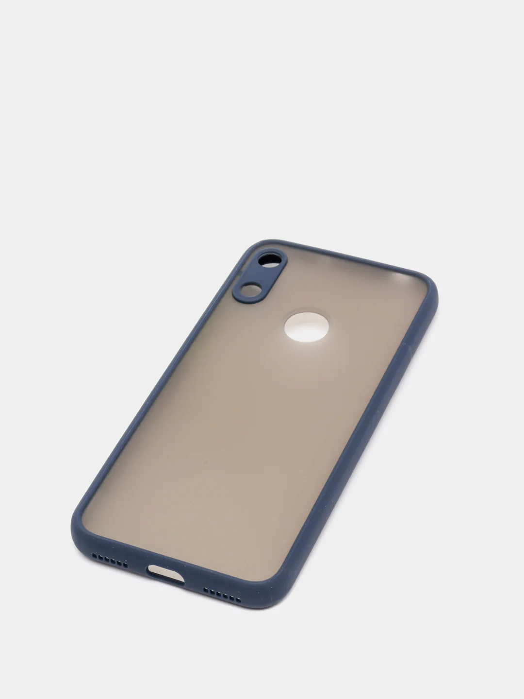 Темно-синий чехол для Honor 8A / 8A Prime / Huawei Y6 2019 / Y6 Prime 2019 / Y6s матовый пластиковый