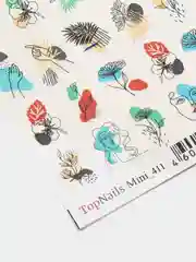 Слайдер/Top Nails, водные наклейки, для дизайна ногтей, на любой фон